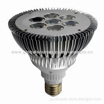7W E27 LED PAR30 Light, High Brightness, Adopts Good-quality LED, Constant Current AC Power Supply